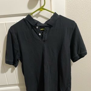 Black collard shirt
